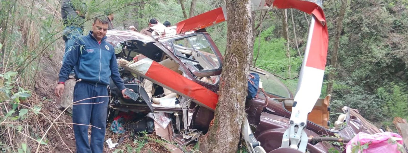 Missing helicopter crashes near Uttarakhand, India